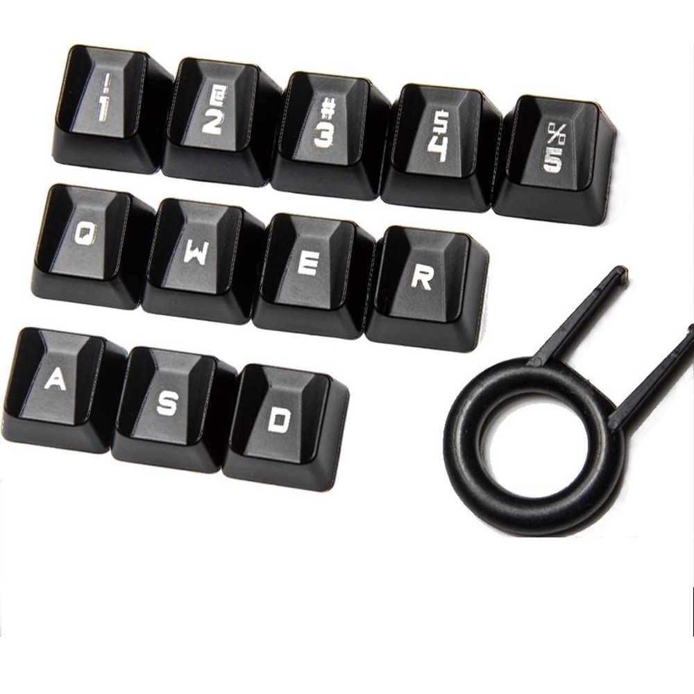 NWT LUO Keycaps for Logitech Keyboard Translucent G910 G810 Pro G413 G613